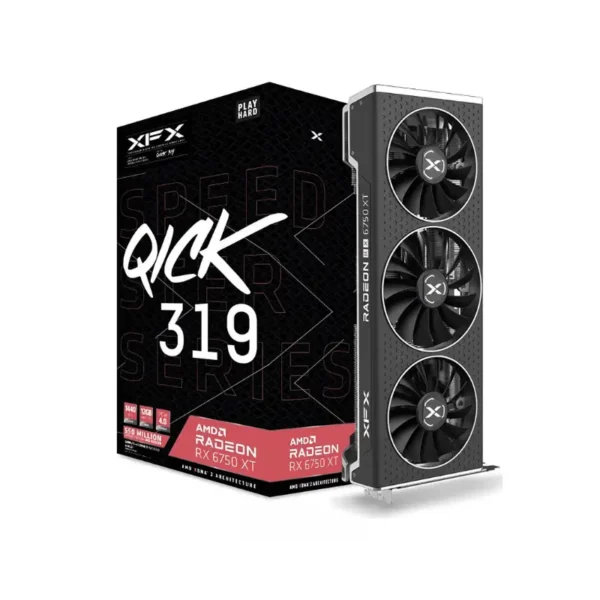 Tarjeta de Vídeo XFX AMD Radeon RX 6750 XT Speedster QICK 319