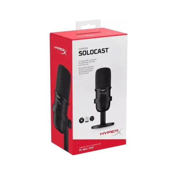 Micrófono Usb Hyper X Solocast Condensador Gaming