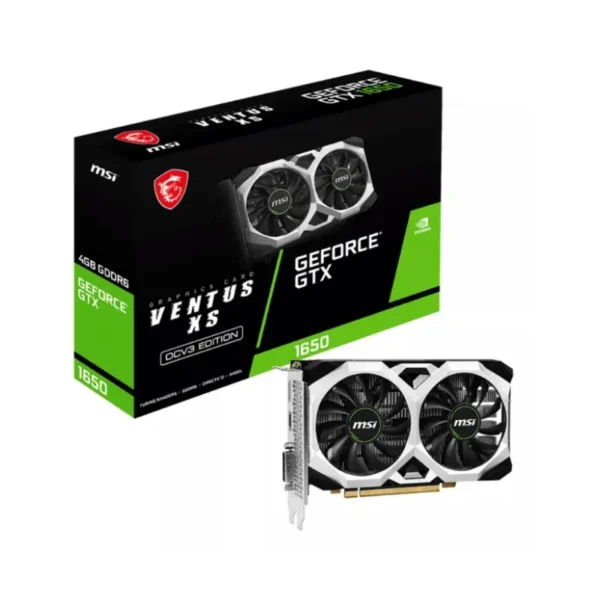 Tarjeta de vídeo NVIDIA MSI GTX 1650 D6 Ventus XS