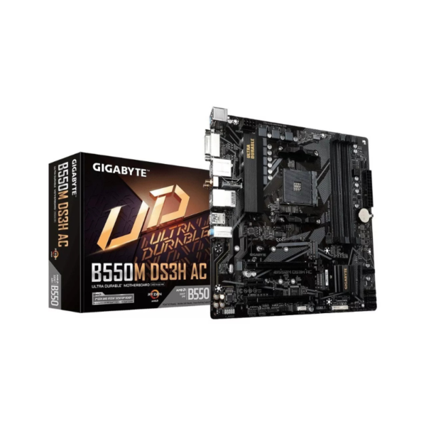 Tarjeta madre AMD Gigabyte B550m Ds3h Ac AM4 mATX DDR4