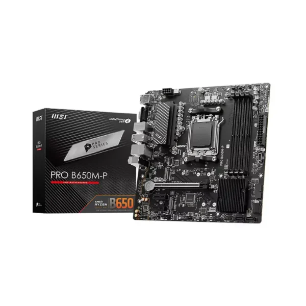 Tarjeta madre AMD Msi Pro B650M-P AM5 mATX DDR5