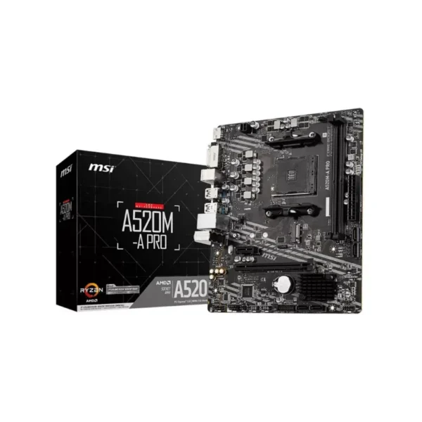 Tarjeta madre AMD Msi A520m-A Pro AM4 mATX DDR4