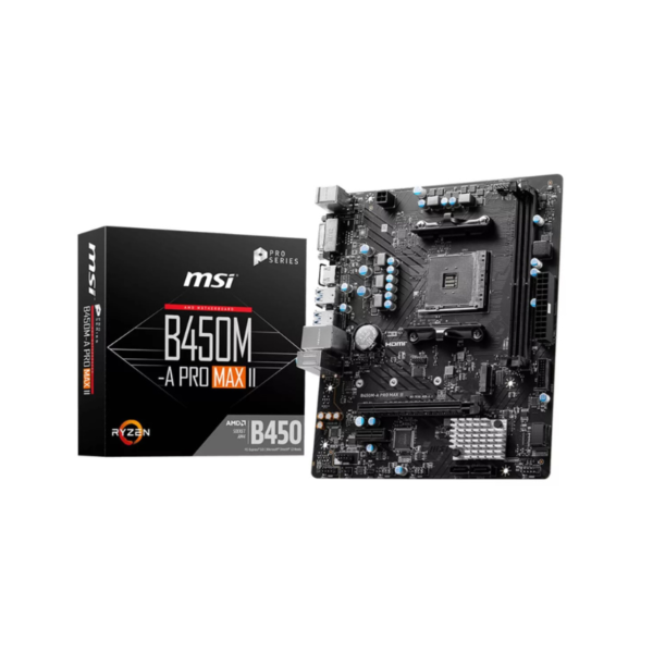 Tarjeta madre AMD Msi B450M-A Pro Max II AM4 mATX DDR4
