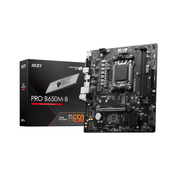 Tarjeta madre AMD Msi Pro B650M-B AM5 mATX DDR5