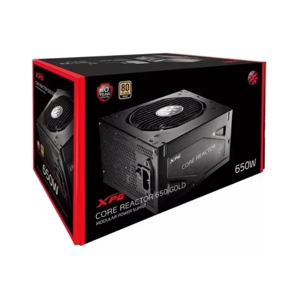 Fuente de poder Gamer XPG Core Reactor 650w Atx 80 Plus Gold