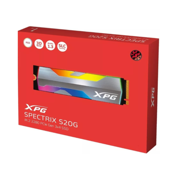 Disco Duro XPG Spectrix S20g Rgb M.2 500GB