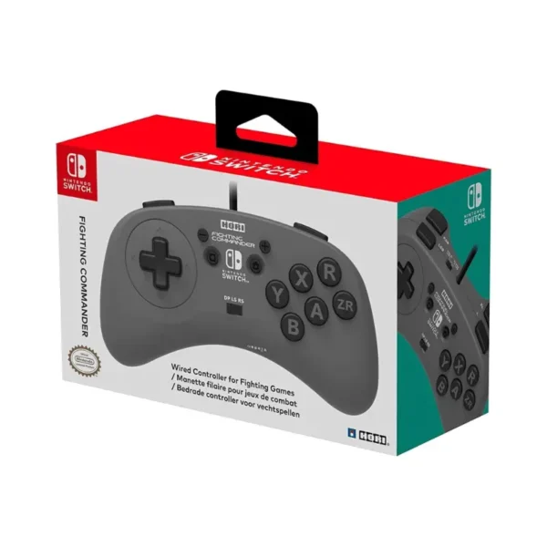 Control HORI Fighting Commander para Nintendo - Licencia oficial