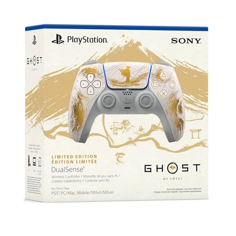 Ghost of Yotei Control DualSense – Edición Limitada Oro